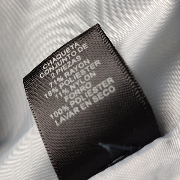 Eliza J. Silver Peter Pan Ruffle Collar Short Sleeve Clasp Front Bolero Jacket - Picture 6 of 9